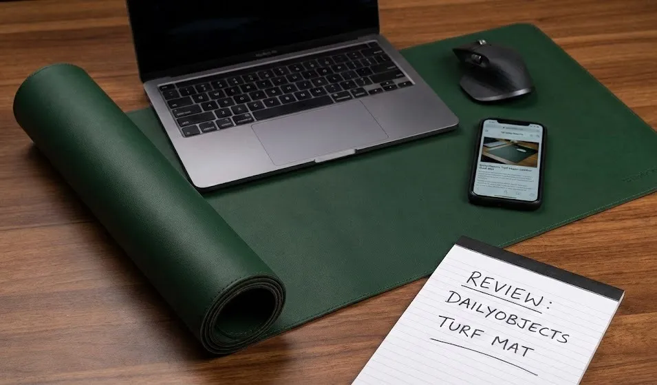 DailyObjects Turf Vegan Leather Desk Mat