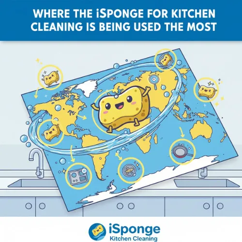 iSponge for kitchen cleaning