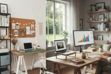 budget friendly home office decor