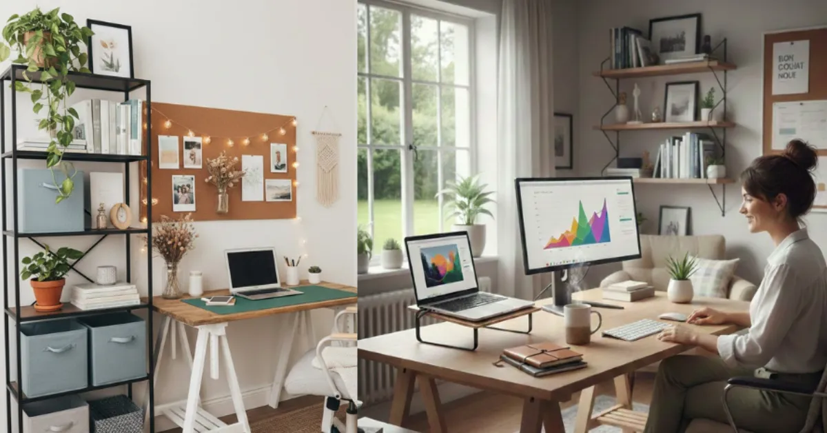 budget friendly home office decor