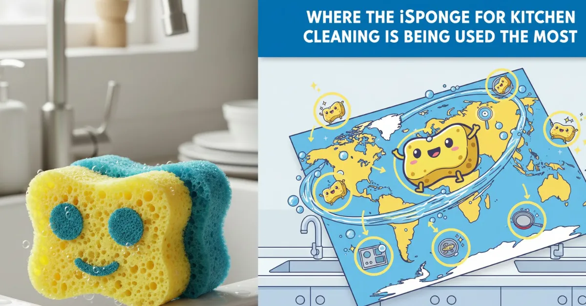 iSponge for kitchen cleaning