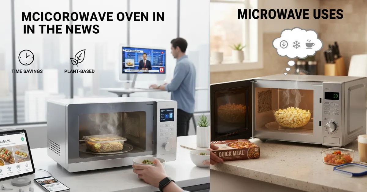 microwave oven uses