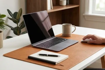 vegan leather desk pad