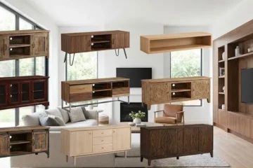 wooden TV cabinet design
