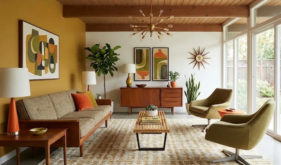 Mid-Century Modern living room ideas