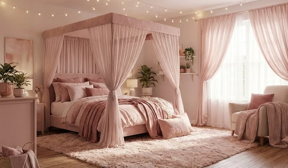 Pink bedroom ideas