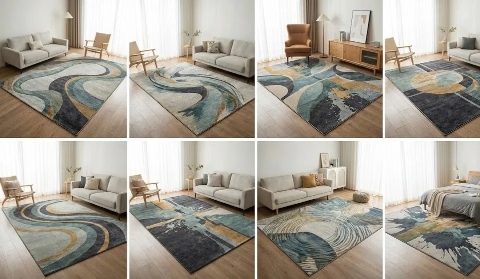 abstract carpet design