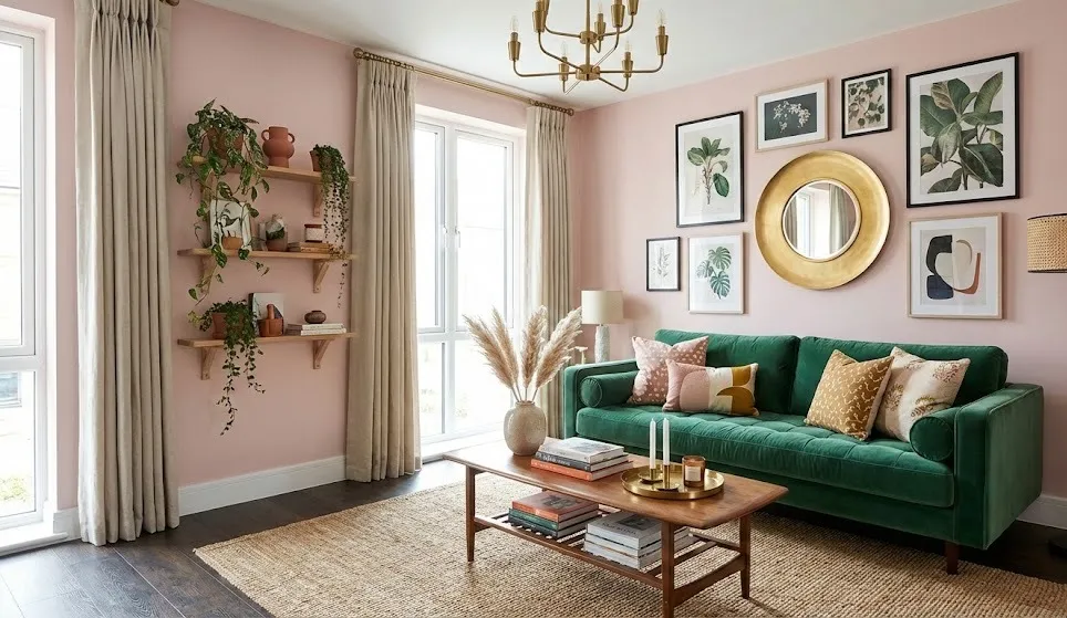 decor for pink walls