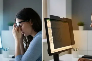 eye protection computer screen cover