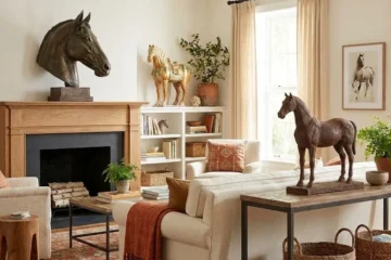 horse sculpture decor