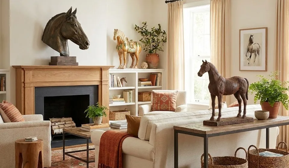 horse sculpture decor