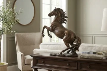 horse statue home decor