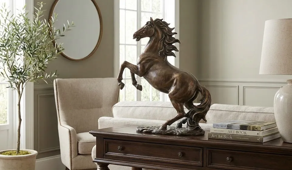 horse statue home decor