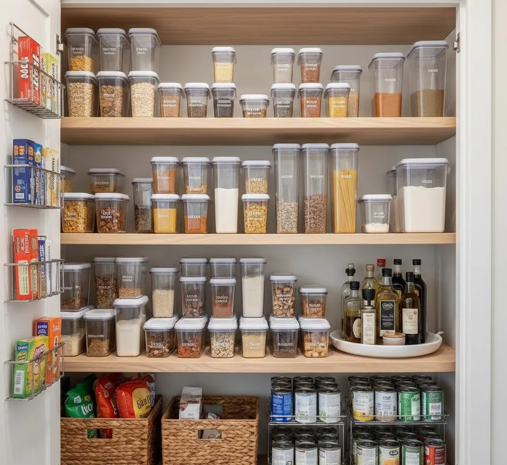 minimalist pantry organization systems