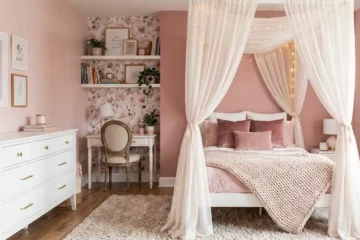 pink bedroom ideas for girl