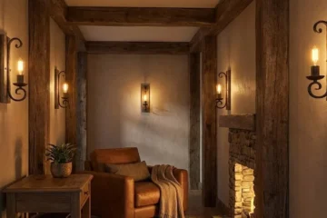 rustic wall light fixtures