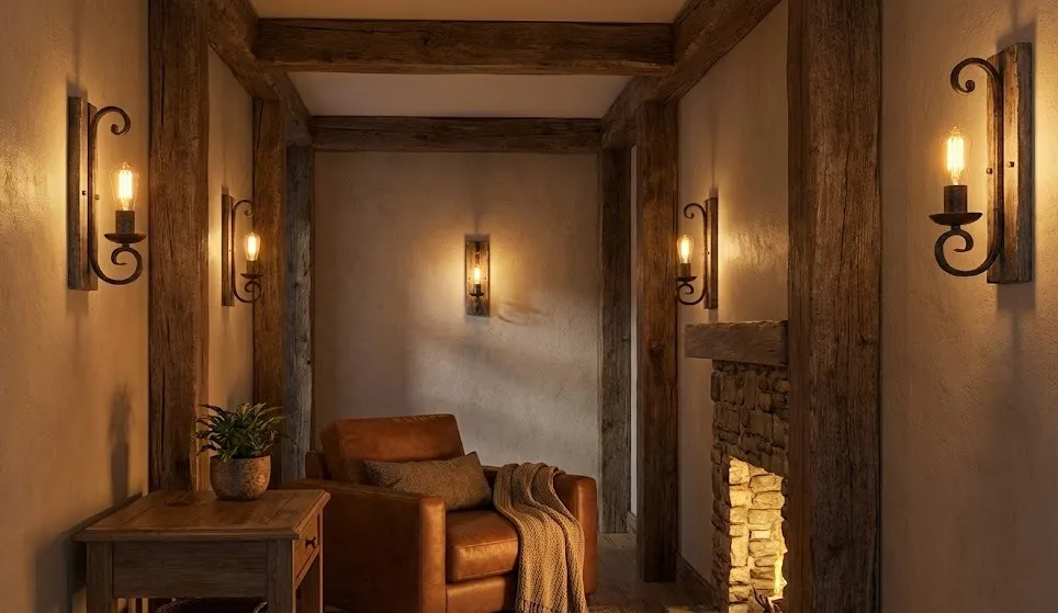 rustic wall light fixtures
