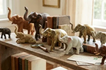 vintage elephant figurines