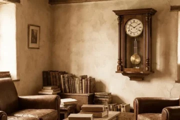 vintage wall clock pendulum