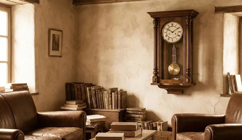vintage wall clock pendulum