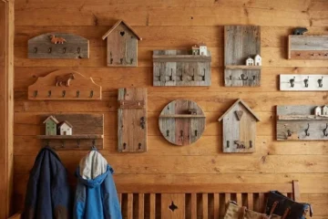 wooden key holder designs