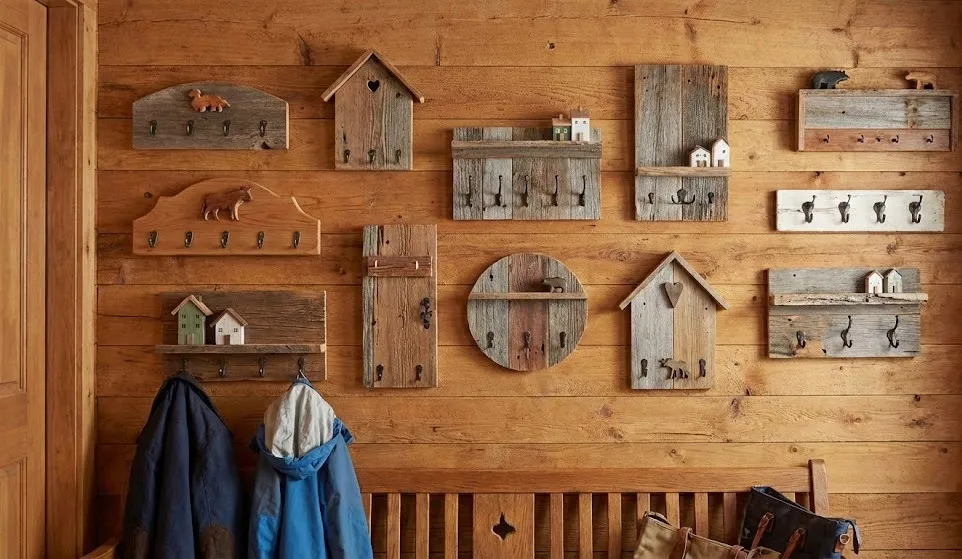 wooden key holder designs