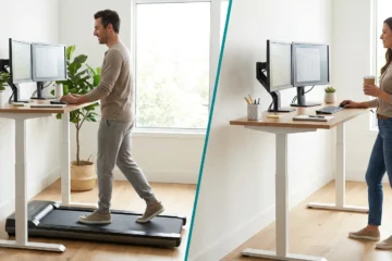 Under desk treadmill vs standing desk